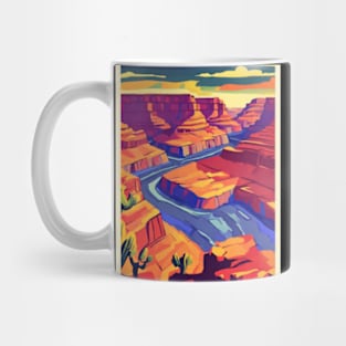 fauvism art of grand canyon usa 3 Mug